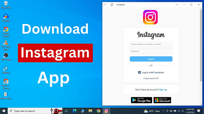Instagram App Free Download - Install on Windows/Laptop