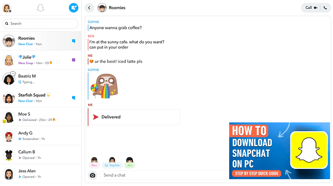 Snapchat App Free Download - Install on Windows/Laptop