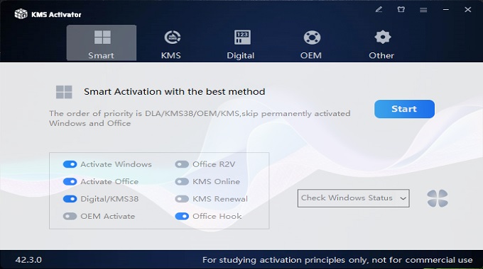 KMS Activator - Windows and Office Activator with Multiple Methods