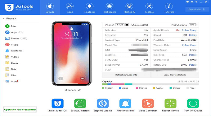 3uTools – All-in-One iOS Device Management & Flash Tool