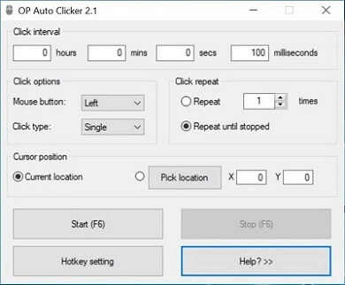 Auto Clicker – Allows you to automatically perform mouse clicks