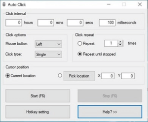 Auto Click Red Auto Clicker - Allows you to automatically perform mouse clicks