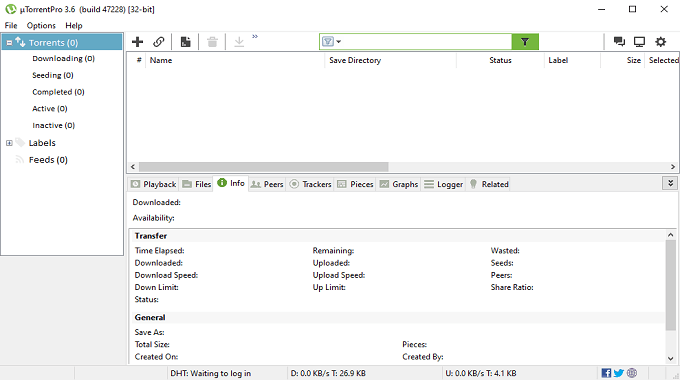 Torrent – Supports file game and video downloads
